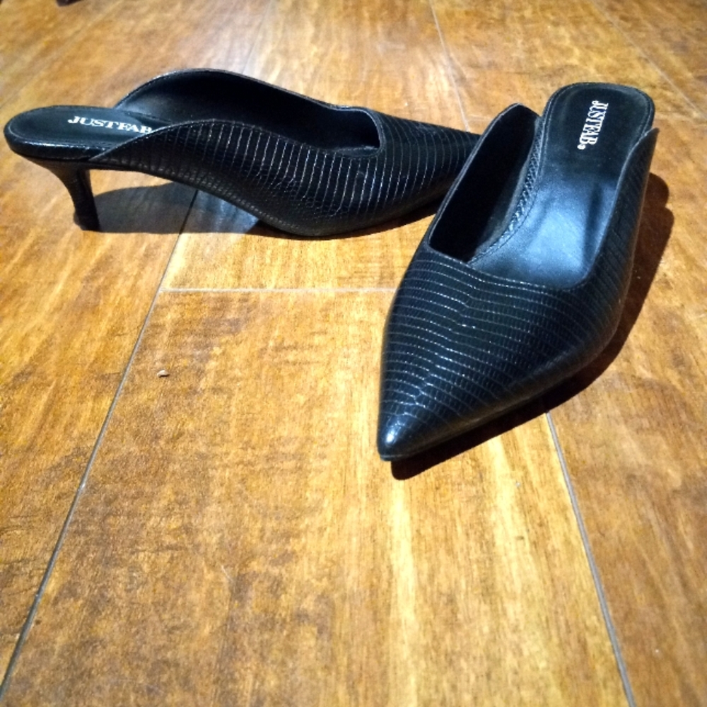 Kitten Heals, Just Fab, 7.5 Black